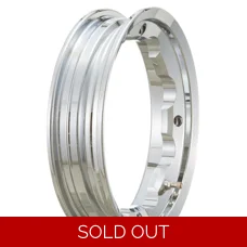 SIP Tubeless Wheel Rim In Aluminium Chrome 2.10 x 10